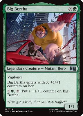 Big Bertha card from Commander: Marvel Super Heroes