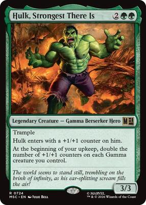 Hulk, Strongest There Is card from Commander: Marvel Super Heroes