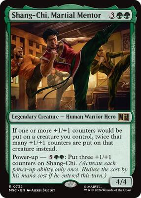 Shang-Chi, Martial Mentor card from Commander: Marvel Super Heroes