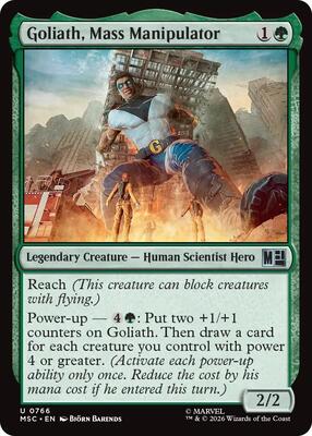 Goliath, Mass Manipulator card from Commander: Marvel Super Heroes