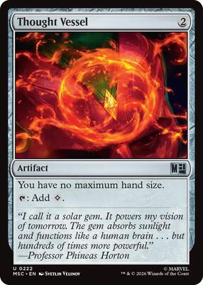 Thought Vessel card from Commander: Marvel Super Heroes