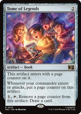 Tome of Legends card from Commander: Marvel Super Heroes