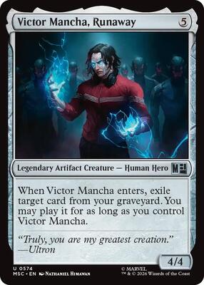 Victor Mancha, Runaway card from Commander: Marvel Super Heroes