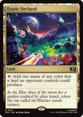 Exotic Orchard card from Commander: Marvel Super Heroes