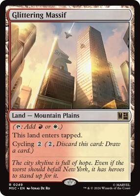 Glittering Massif card from Commander: Marvel Super Heroes