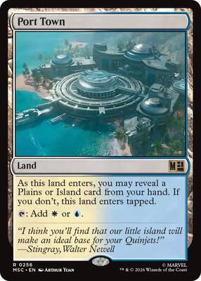 Port Town card from Commander: Marvel Super Heroes