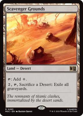 Scavenger Grounds card from Commander: Marvel Super Heroes