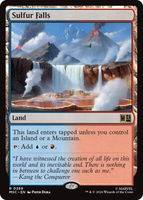 Sulfur Falls card from Commander: Marvel Super Heroes