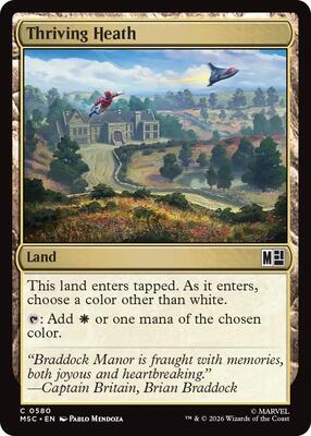 Thriving Heath card from Commander: Marvel Super Heroes