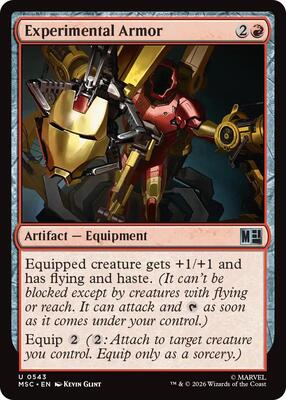 Experimental Armor card from Commander: Marvel Super Heroes