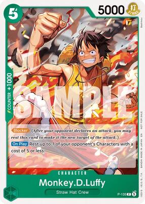 Monkey.D.Luffy (OP16 Release Event) card from One Piece Promotion Cards