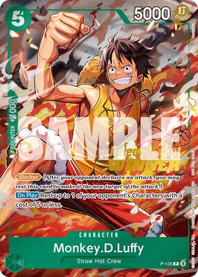 Monkey.D.Luffy (OP16 Release Event Winner) card from One Piece Promotion Cards