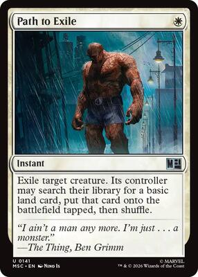 Path to Exile (Surge Foil) card from Commander: Marvel Super Heroes