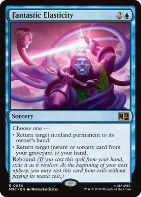 Fantastic Elasticity (Surge Foil) card from Commander: Marvel Super Heroes