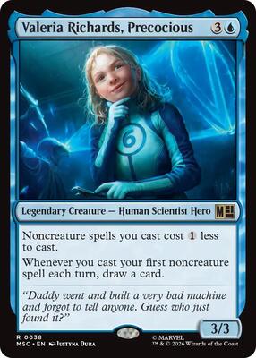 Valeria Richards, Precocious card from Commander: Marvel Super Heroes