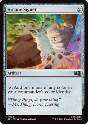 Arcane Signet (0192) card from Commander: Marvel Super Heroes