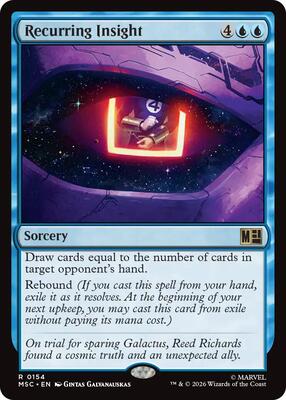 Recurring Insight card from Commander: Marvel Super Heroes