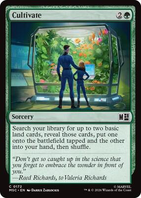 Cultivate card from Commander: Marvel Super Heroes