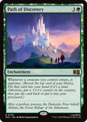 Path of Discovery card from Commander: Marvel Super Heroes