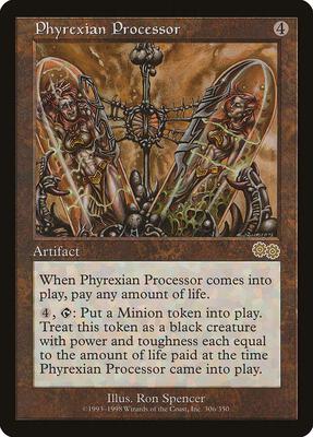 Phyrexian Processor card from Urza's Saga