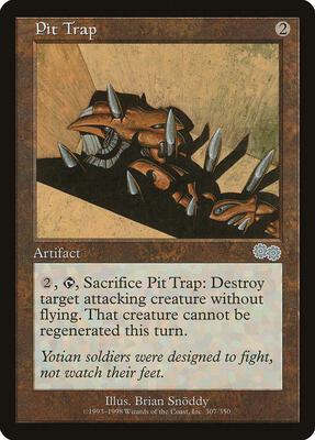 Pit Trap card from Urza's Saga