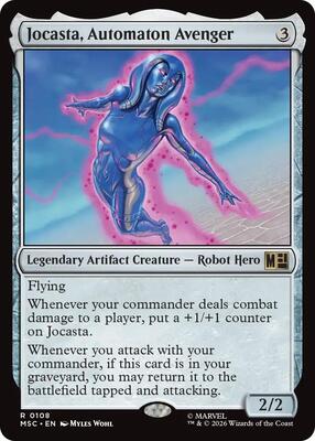 Jocasta, Automaton Avenger (Surge Foil) card from Commander: Marvel Super Heroes