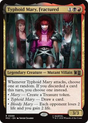 Typhoid Mary, Fractured card from Commander: Marvel Super Heroes