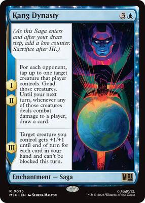 Kang Dynasty (Surge Foil) card from Commander: Marvel Super Heroes