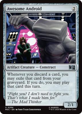 Awesome Android - Containment Construct (Surge Foil) card from Commander: Marvel Super Heroes