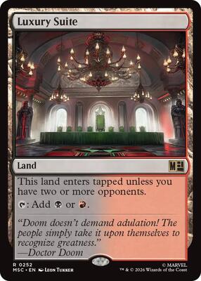 Luxury Suite card from Commander: Marvel Super Heroes