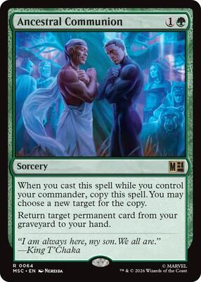 Ancestral Communion card from Commander: Marvel Super Heroes