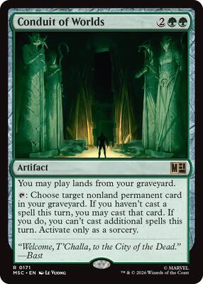 Conduit of Worlds card from Commander: Marvel Super Heroes