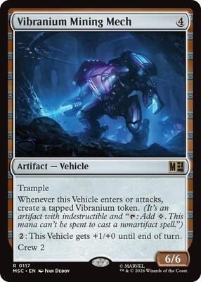Vibranium Mining Mech card from Commander: Marvel Super Heroes