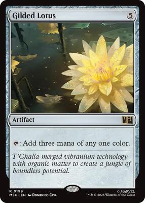 Gilded Lotus card from Commander: Marvel Super Heroes