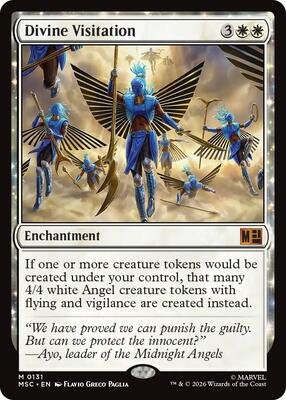 Divine Visitation (Surge Foil) card from Commander: Marvel Super Heroes