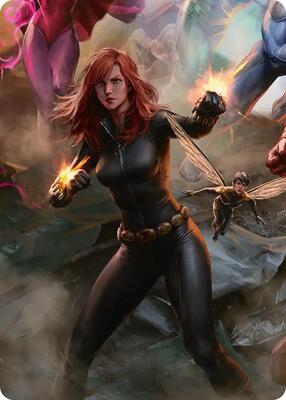 Black Widow, Intel Expert Art Card card from Art Series: Marvel Super Heroes