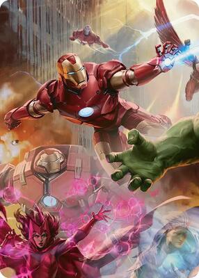 Iron Man, Futurist Paragon Art Card card from Art Series: Marvel Super Heroes