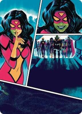 Secret Invasion Art Card card from Art Series: Marvel Super Heroes