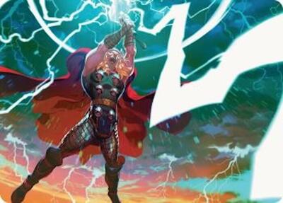 Lightning Strike Art Card card from Art Series: Marvel Super Heroes