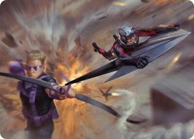 Team Tactics Art Card card from Art Series: Marvel Super Heroes