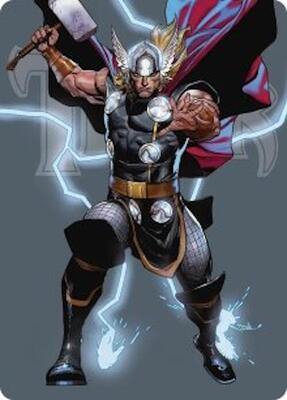 Thor, God of Thunder Art Card card from Art Series: Marvel Super Heroes