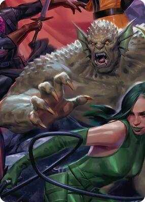 Abomination, Irradiated Brute Art Card card from Art Series: Marvel Super Heroes