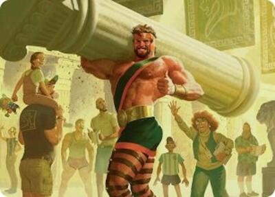 Hercules, Prince of Power Art Card card from Art Series: Marvel Super Heroes