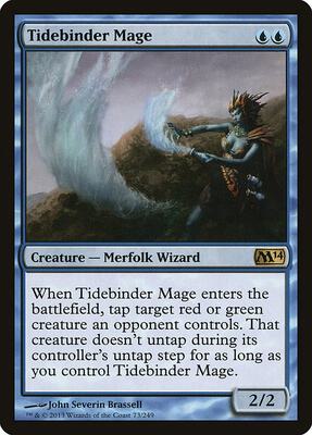 Tidebinder Mage card from Magic 2014 (M14)