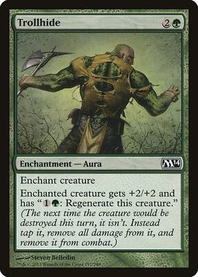 Trollhide card from Magic 2014 (M14)