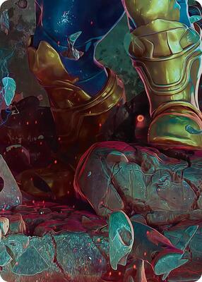 Thanos, the Mad Titan Art Card (8/9) card from Art Series: Marvel Super Heroes