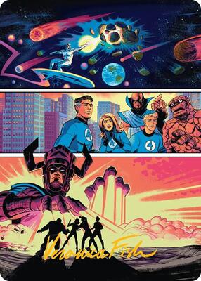 The Coming of Galactus Art Card (Gold-Stamped Signature) card from Art Series: Marvel Super Heroes