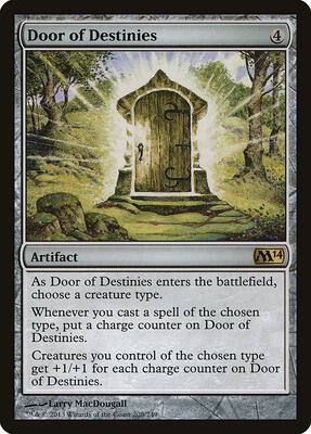Door of Destinies card from Magic 2014 (M14)