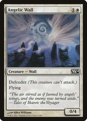 Angelic Wall card from Magic 2014 (M14)
