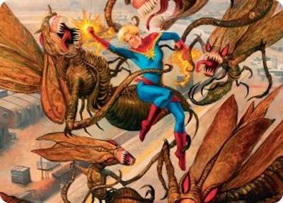 Captain Marvel, Apex Avenger Art Card card from Art Series: Marvel Super Heroes